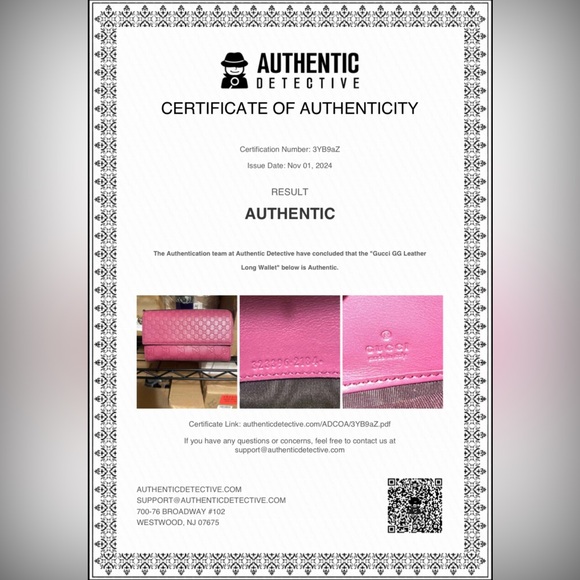 GUCCI GUCCISIMA WALLET FULL INCLUSION & COA - Picture 15 of 15